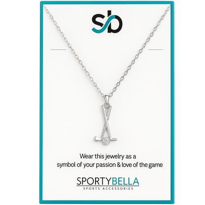Golf Club Charm Necklace