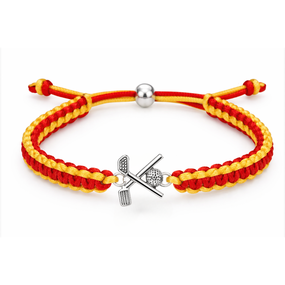 Golf Multi Colored Connector Rope Bracelet