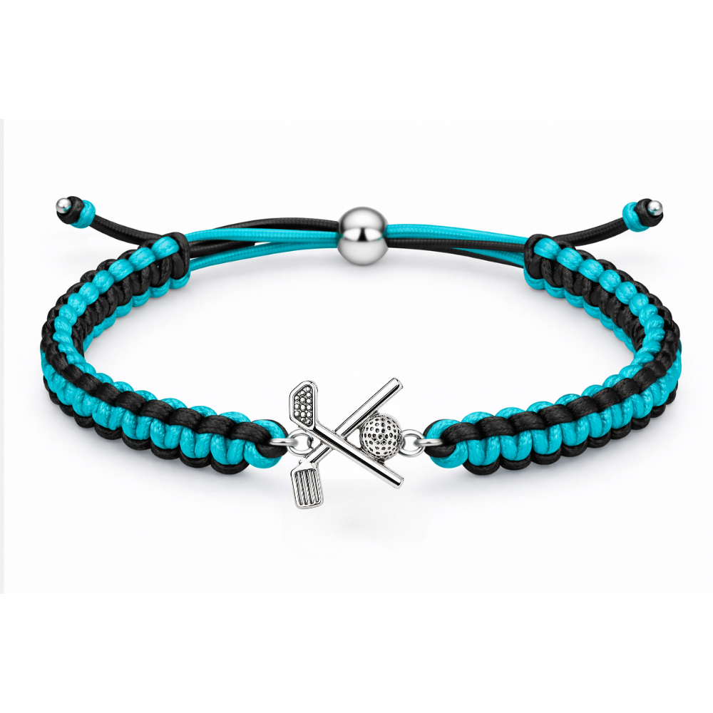Golf Multi Colored Connector Rope Bracelet