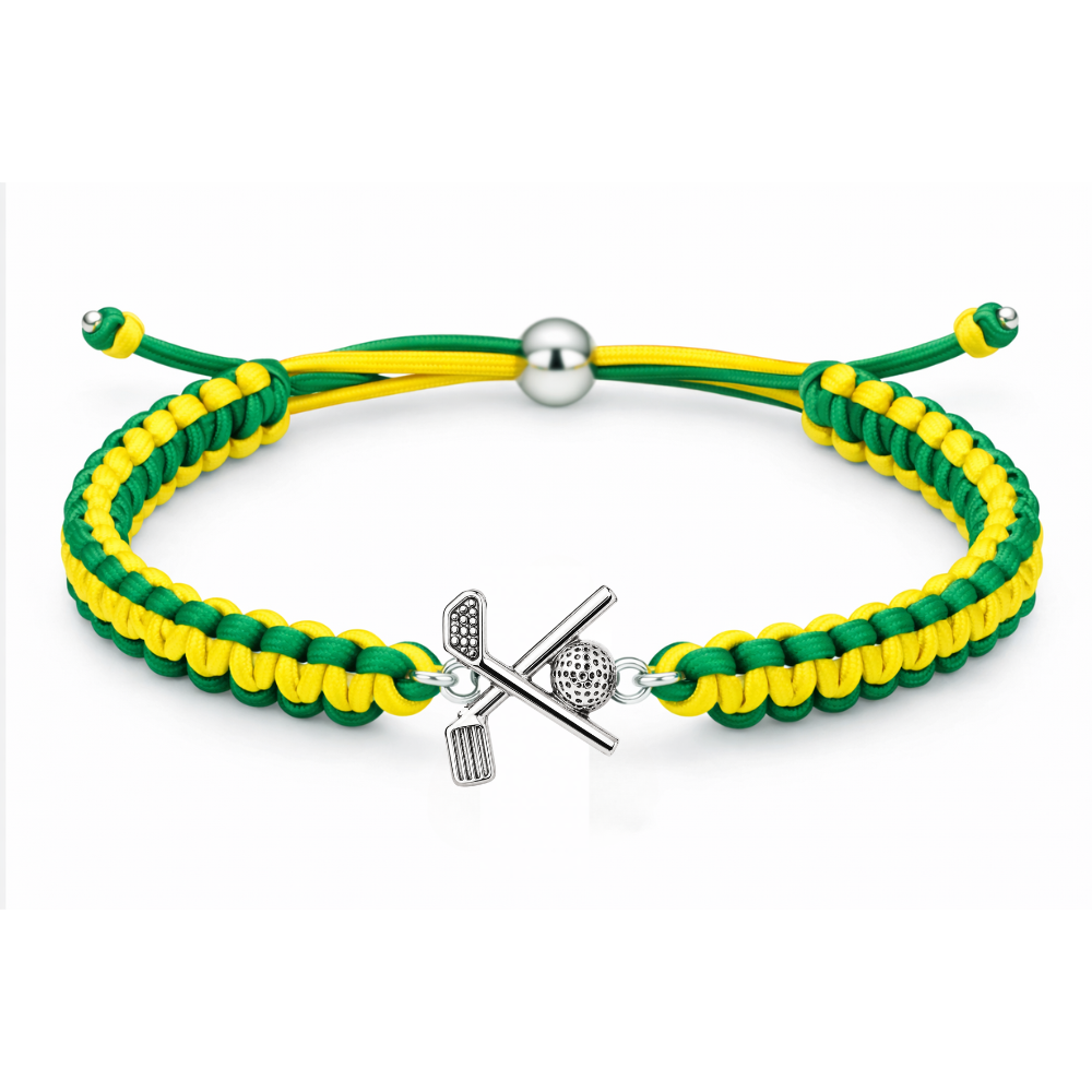 Golf Multi Colored Connector Rope Bracelet