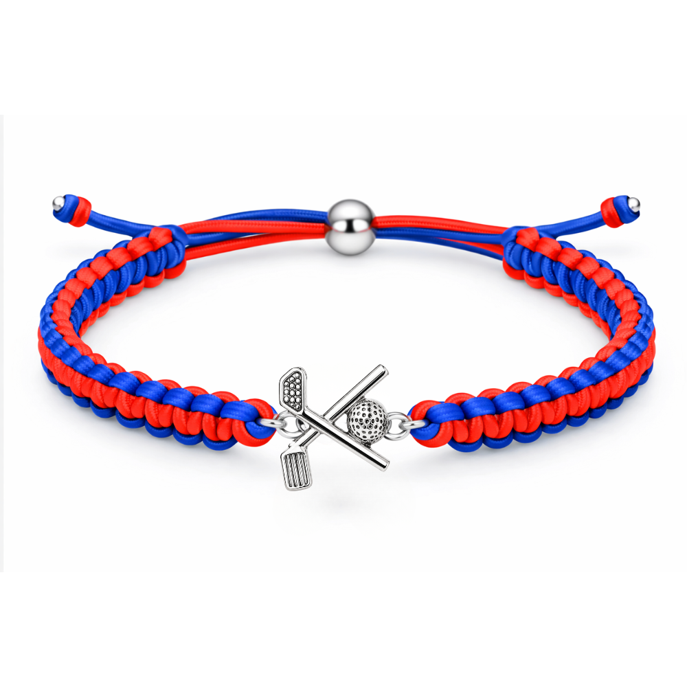 Golf Multi Colored Connector Rope Bracelet