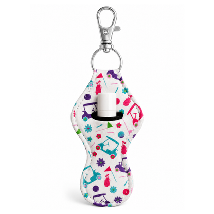 Golf Chapstick Holder Keychain