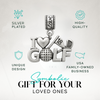 Golf charm bead attached to a pink bracelet, showing compatibility with Pandora and similar styles
