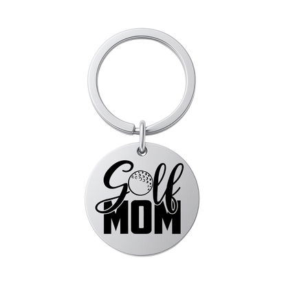 Golf Mom Keychain