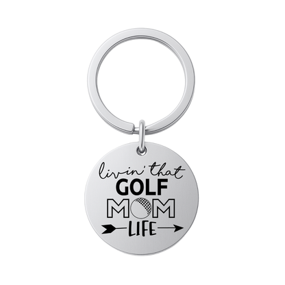 Golf Mom Keychain