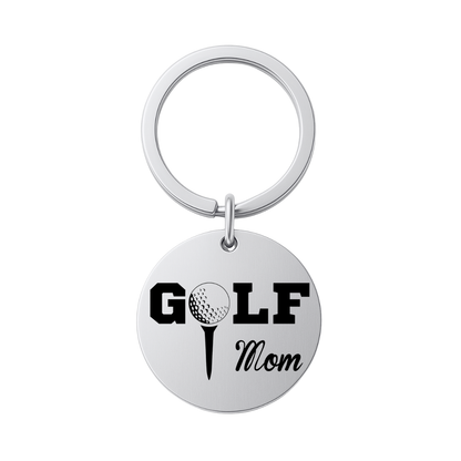 Golf Mom Keychain