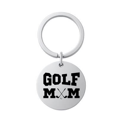 Golf Mom Keychain
