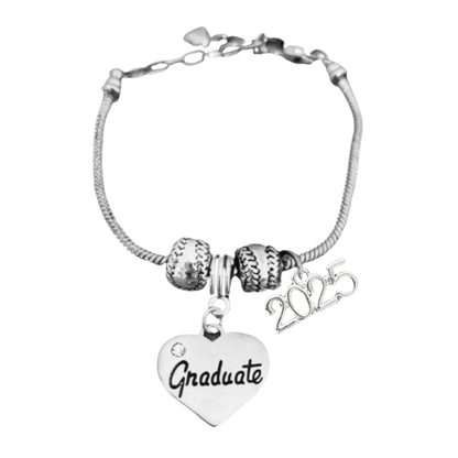 Softball 2025 Graduation Charm Bracelet