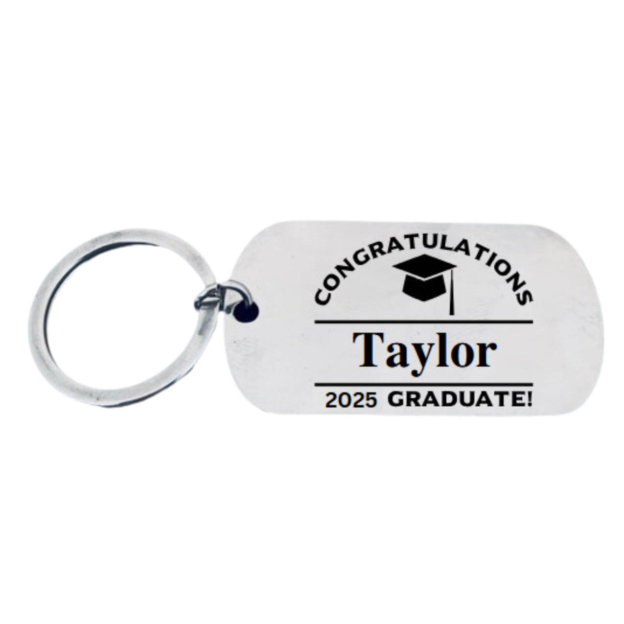 Personalized 2025 Graduation Keychain