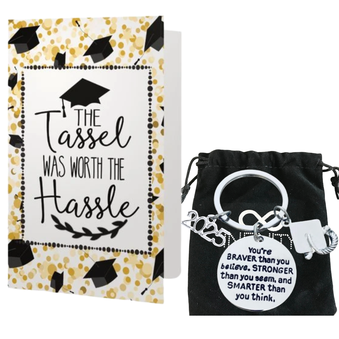 2025 Graduation Keychain & Card Set - Tassel Worth the Hassle