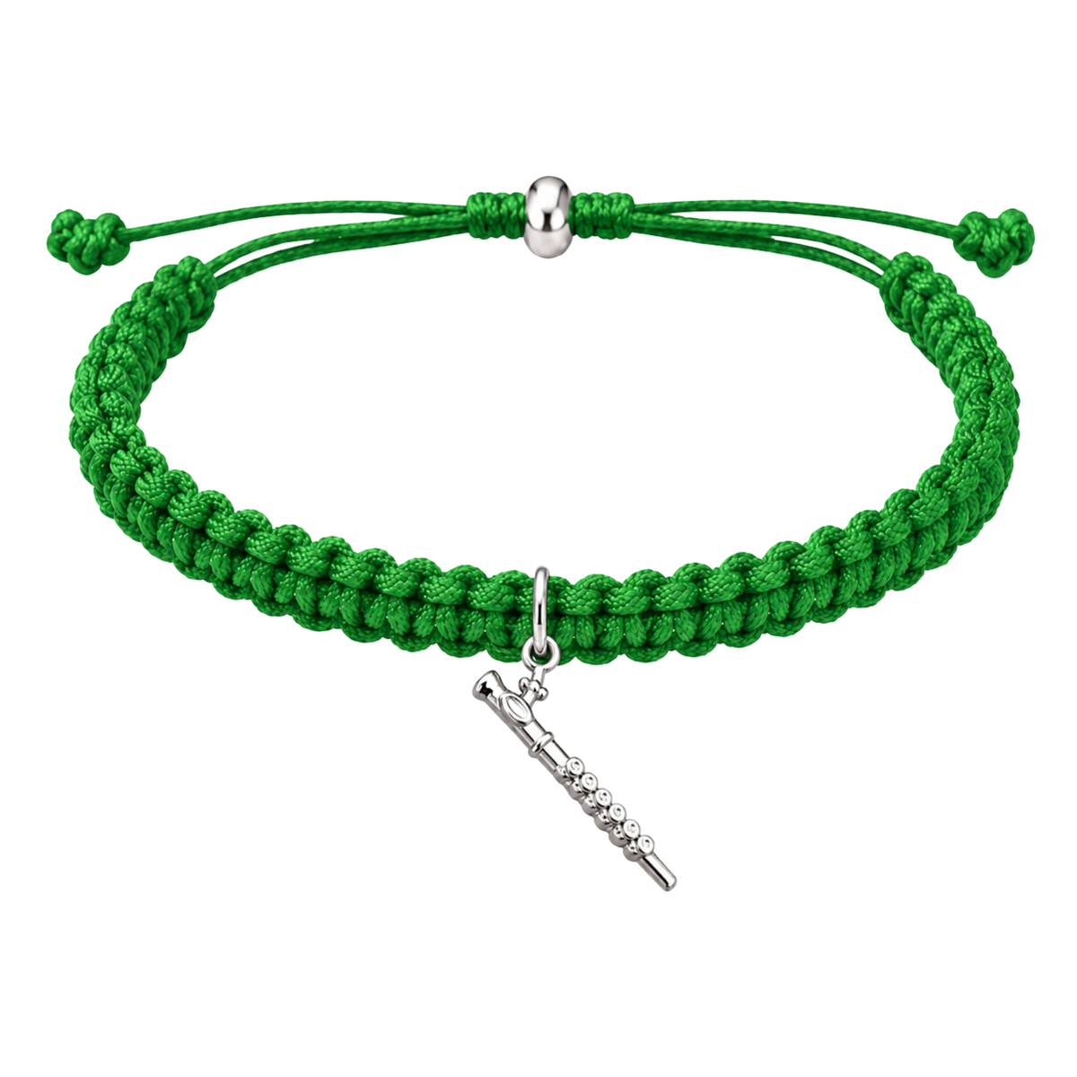 Flute Adjustable Charm Bracelet