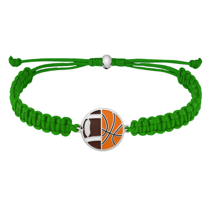 Football & Basketball Rope Bracelet