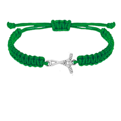 Green Ice Hockey Bracelet