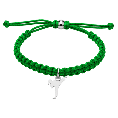 Karate Girl Adjustable Rope Bracelet