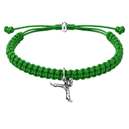 Karate Girl Adjustable Rope Bracelet