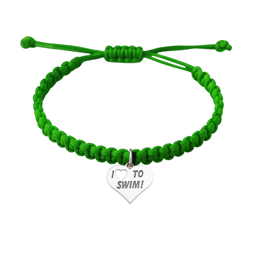 Swimming Adjustable Rope Bracelet - Pick Color & Charm