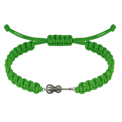 Violin Adjustable Rope Bracelet - Pick Color