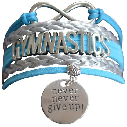 Girls Gymnastics Infinity Bracelet