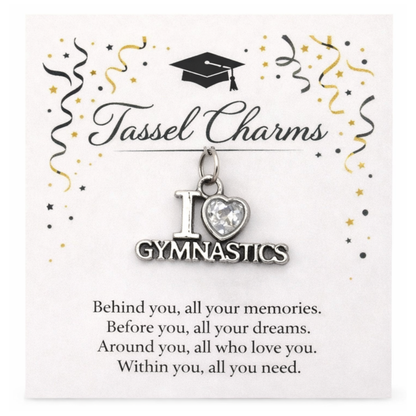 Gymnastics Graduation Tassel Charm