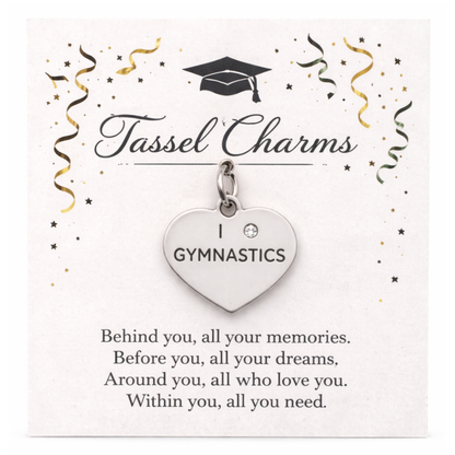 Gymnastics Graduation Tassel Charm