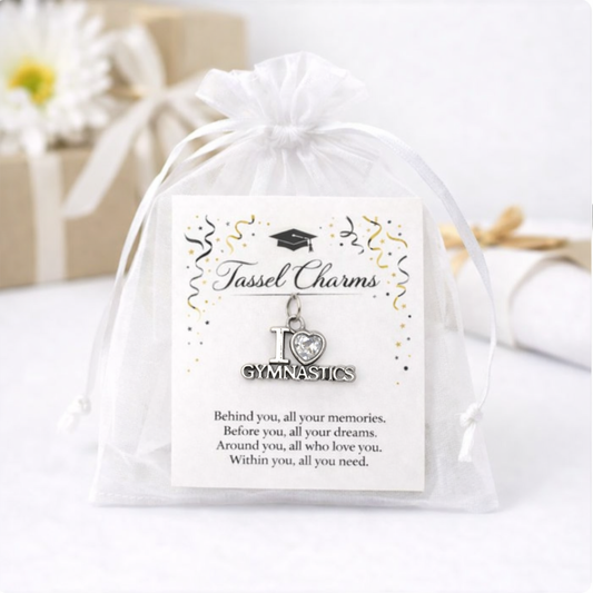 Gymnastics Graduation Tassel Charm