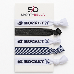 Ice Hockey Hair Ties
