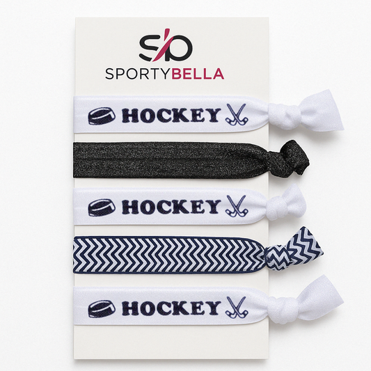 Ice Hockey Hair Ties