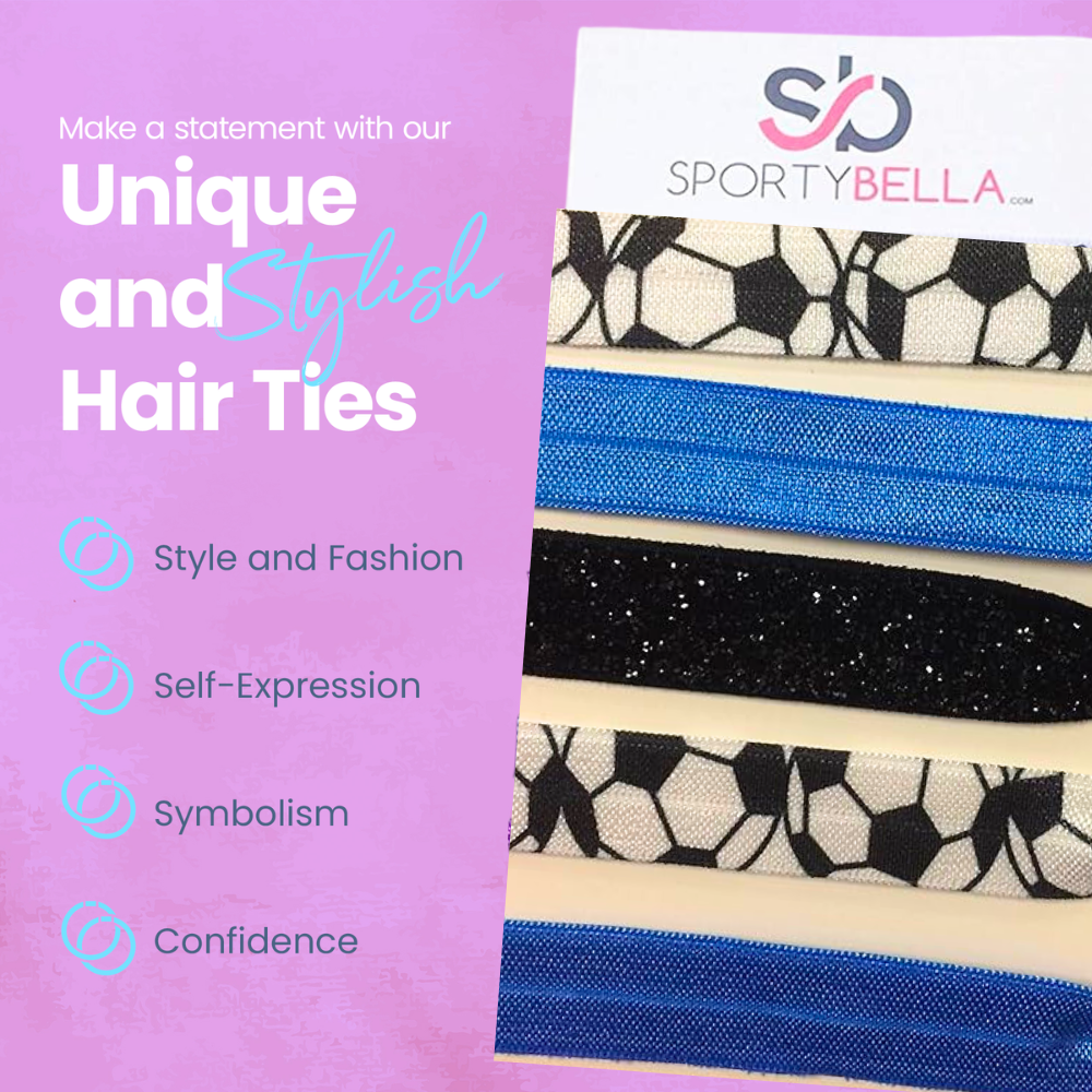 Soccer Hair Ties- Pick Color