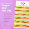 Girls Softball Hair Ties Set