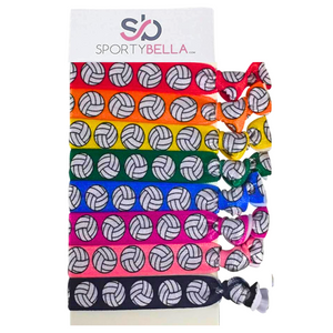 Volleyball Hair Ties Set- Multicolored