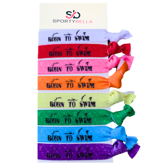 Girls Swim Hair Ties- Multi Colored