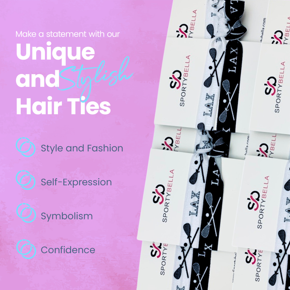 Lacrosse Hair Ties Set- 5 pack