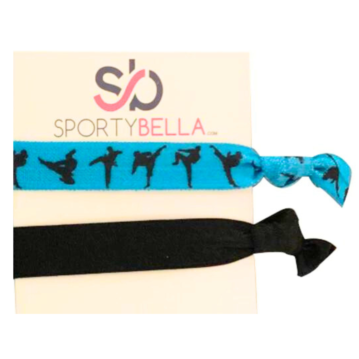 Martial Arts, Karate, Kickboxing, Taekwondo No Crease Hair Ties- Pick Color