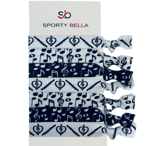 Flute Music Hair Ties