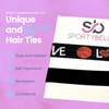 Basketball Hair Ties 2pc Set