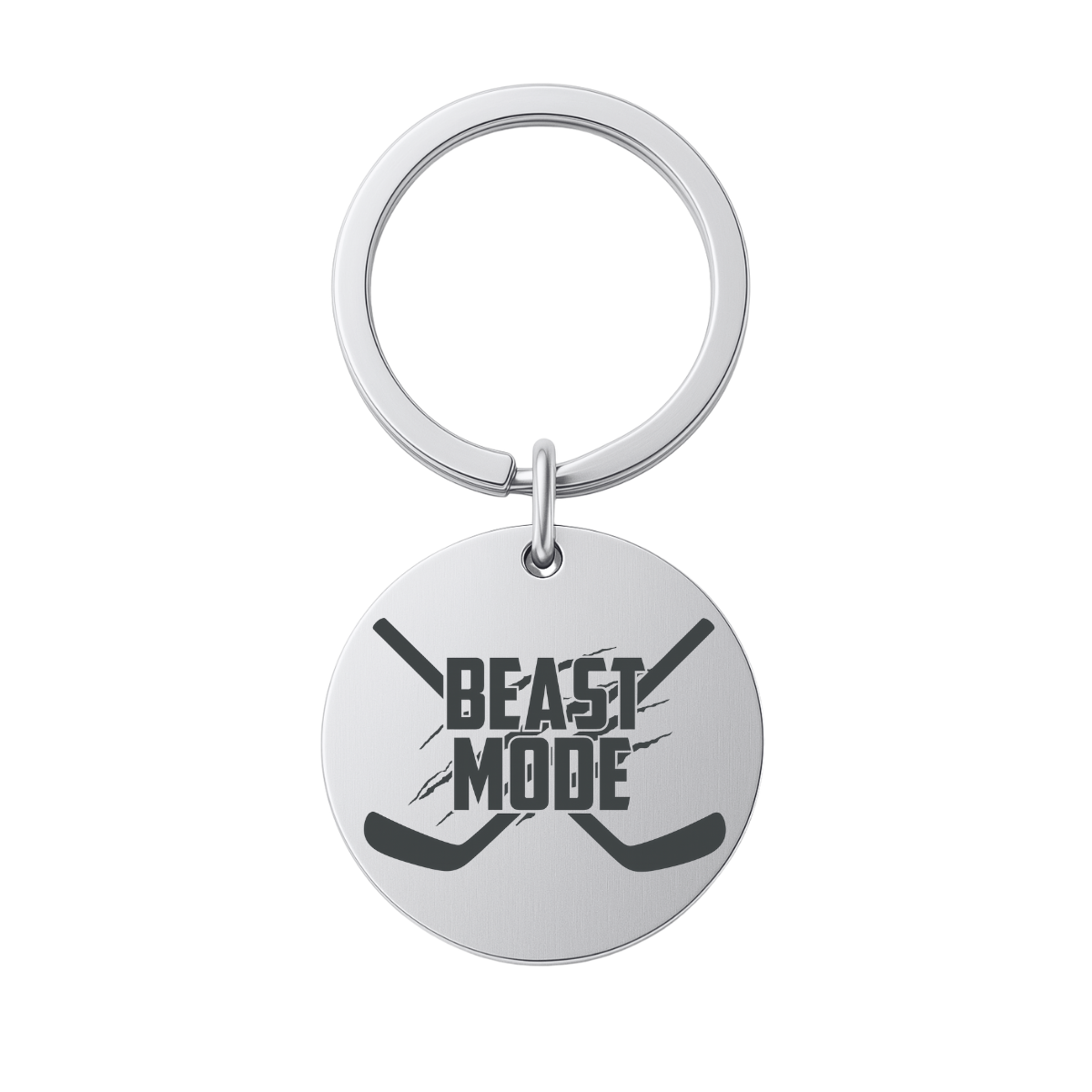 Hockey Keychain - Beast Mode