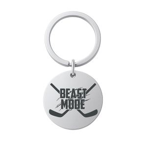 Hockey Keychain - Beast Mode