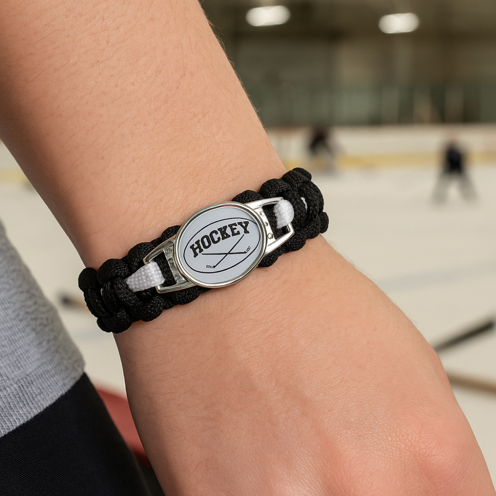 Unisex Ice Hockey Paracord Bracelet