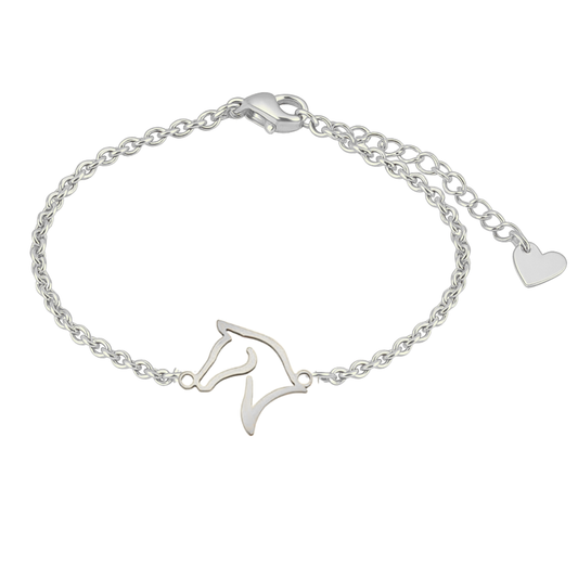 Horse Stainless Steel Chain Bracelet