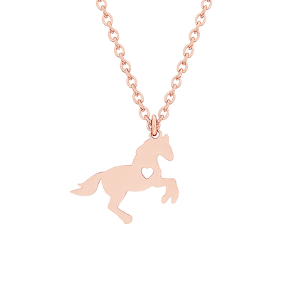 Horse Heart Necklace