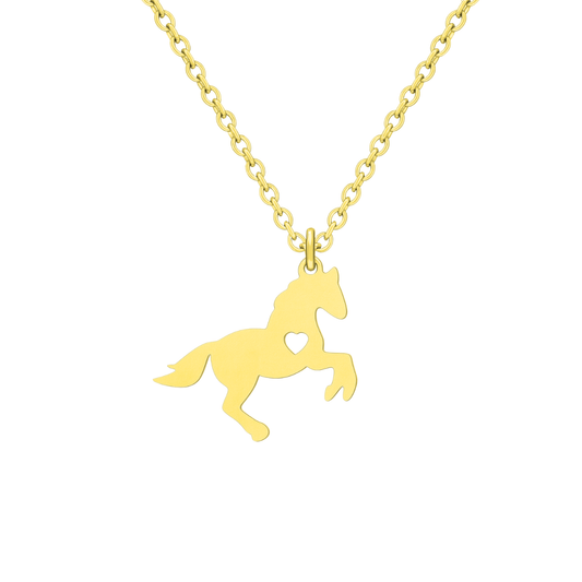 Horse Heart Necklace