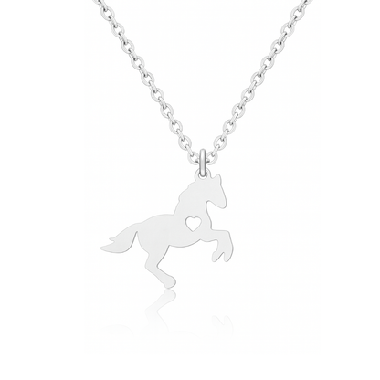 Horse Heart Necklace