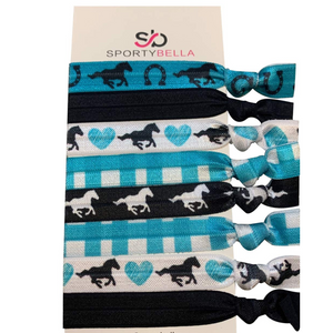 Girls Equestrian Hair Ties