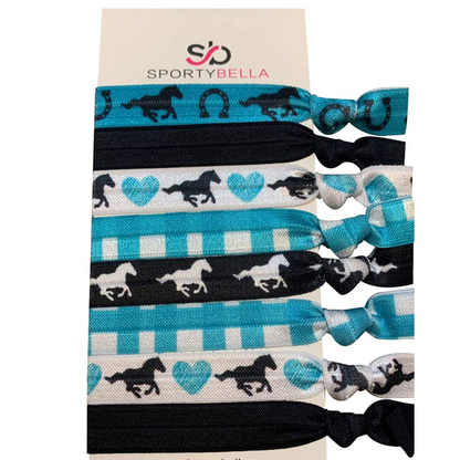 Girls Equestrian Hair Ties