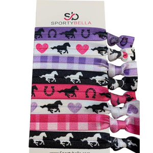 Girls Equestrian Horse Hair Ties