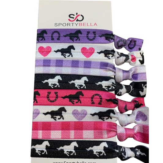 Girls Equestrian Horse Hair Ties