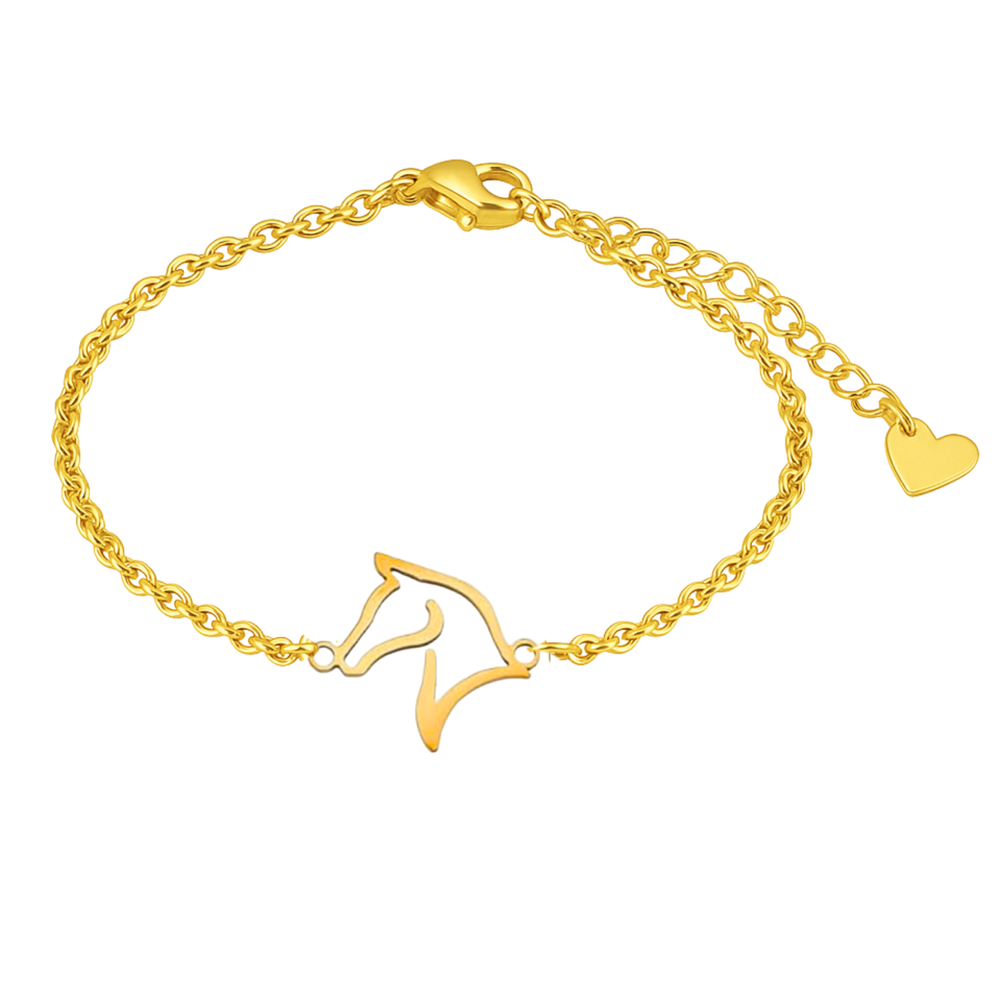Horse Stainless Steel Chain Bracelet