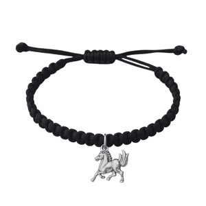 Horse Adjustable Rope Bracelet