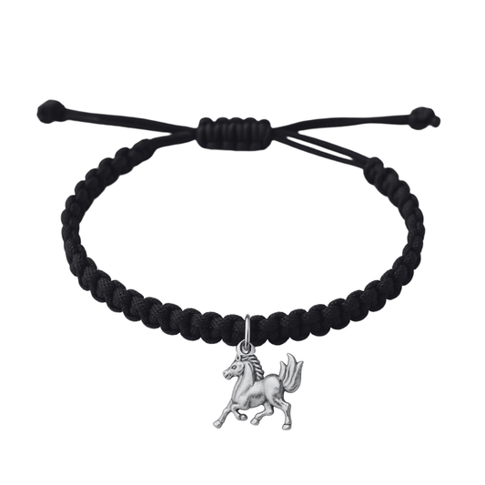 Horse Adjustable Rope Bracelet
