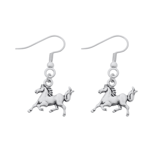 Horse Charm Earrings